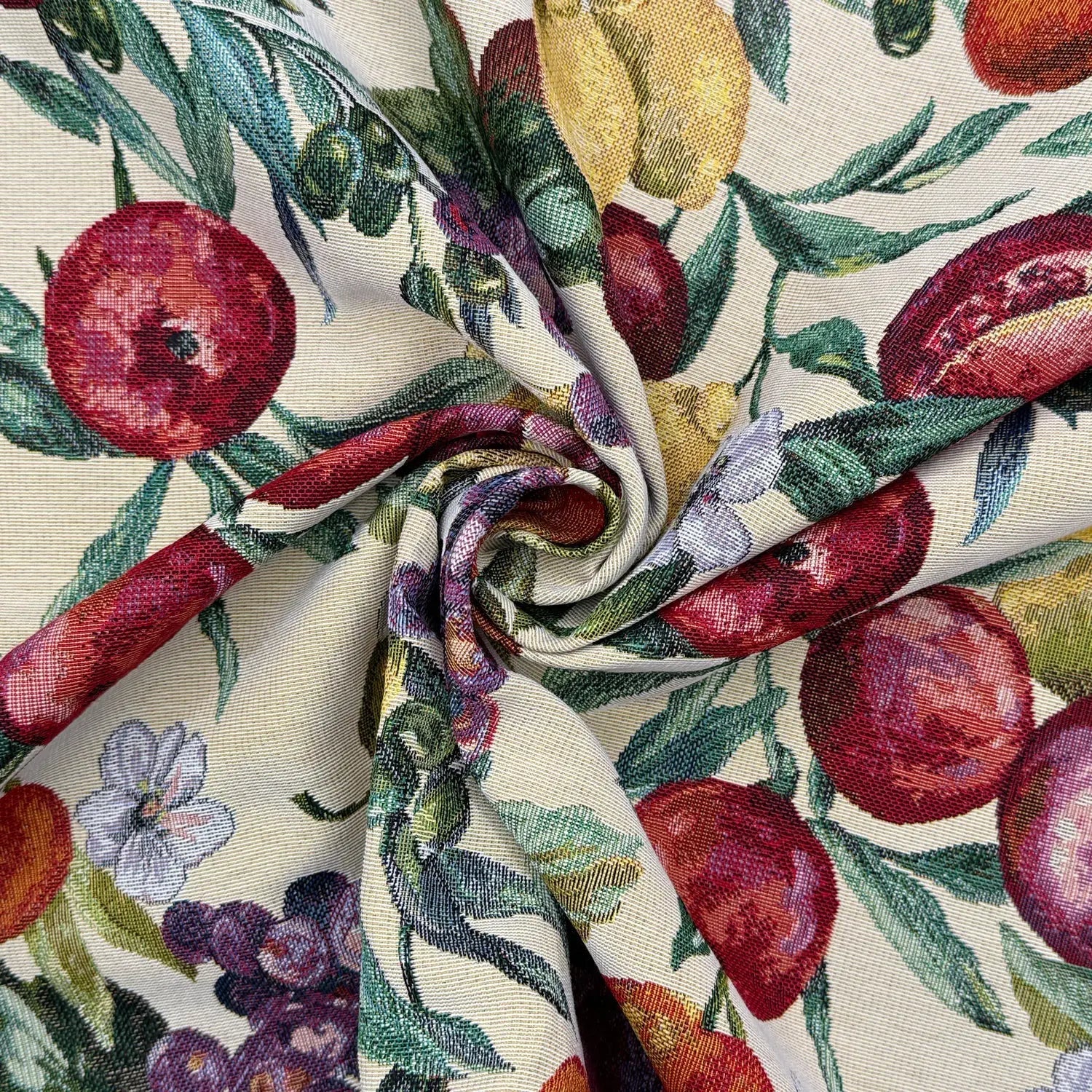 Luxury Cotton Rich Tapestry Fabric â€“ New World Full Colour 55" (140cm) Wide â€“ 15M Roll