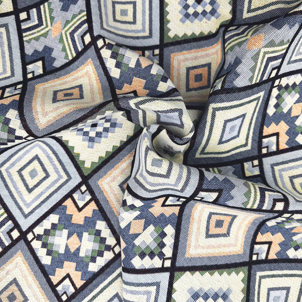 Luxury Weight Cotton Rich Tapestry Fabric | New World Full Colour 55" (140cm) Wide – Sold by the Meter