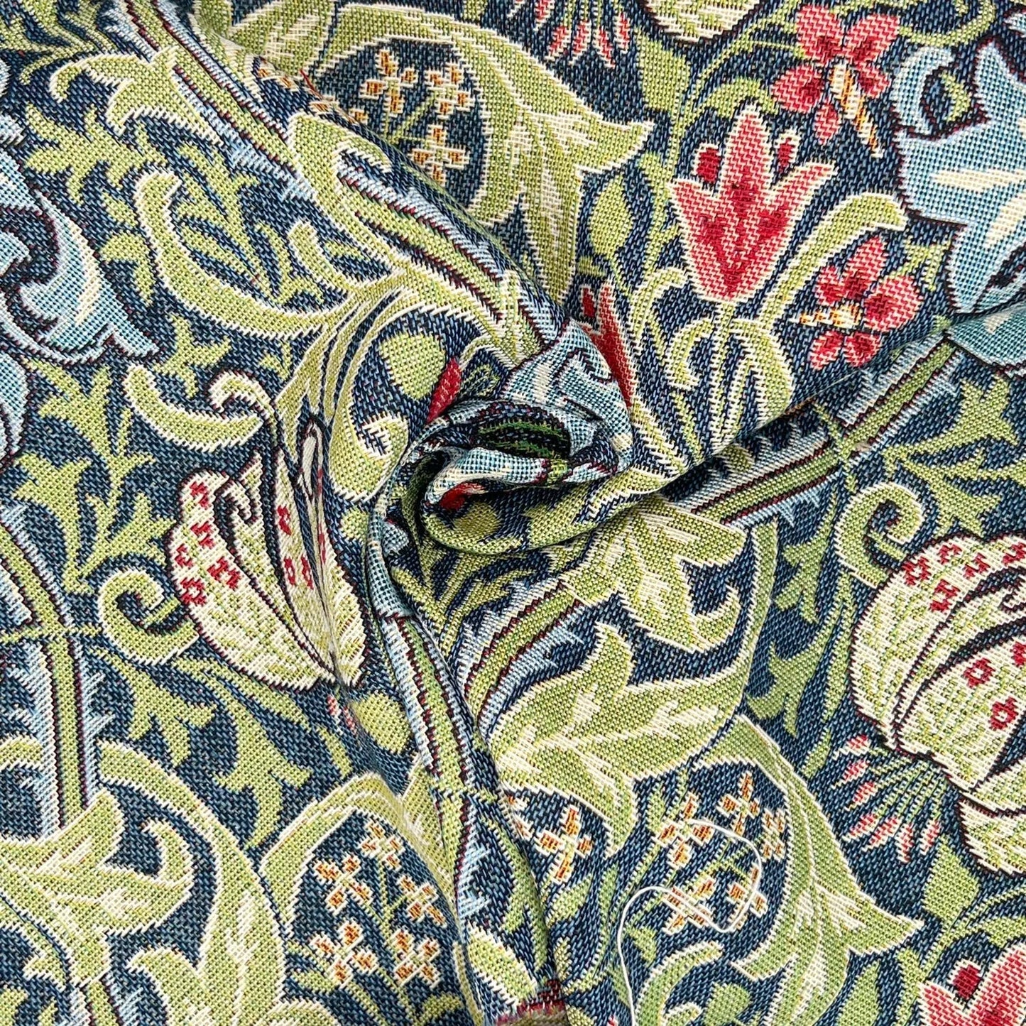 William Morris Tapestry Fabric â€“ Luxury Cotton Rich Side-Matching 55" (140cm) Wide â€“ 15M Roll