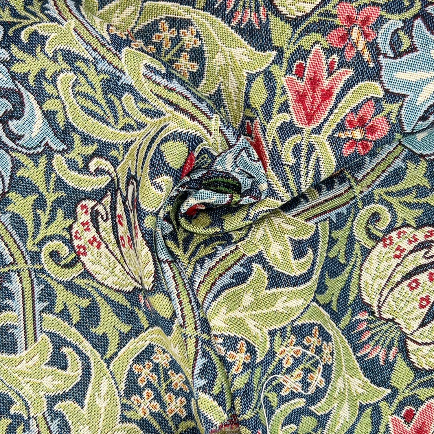William Morris Tapestry Fabric â€“ Luxury Cotton Rich Side-Matching 55" (140cm) Wide â€“ 15M Roll