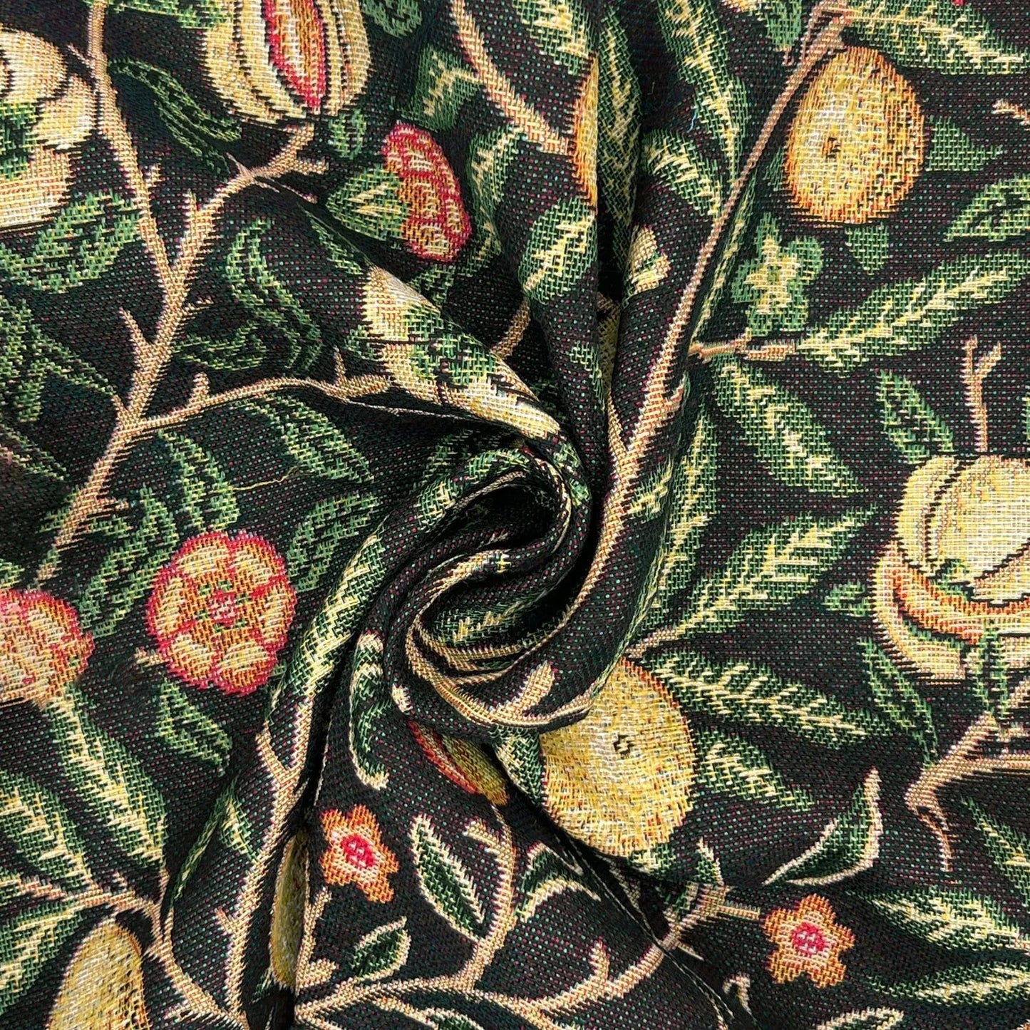 William Morris Tapestry Fabric â€“ Luxury Cotton Rich Side-Matching 55" (140cm) Wide â€“ 15M Roll