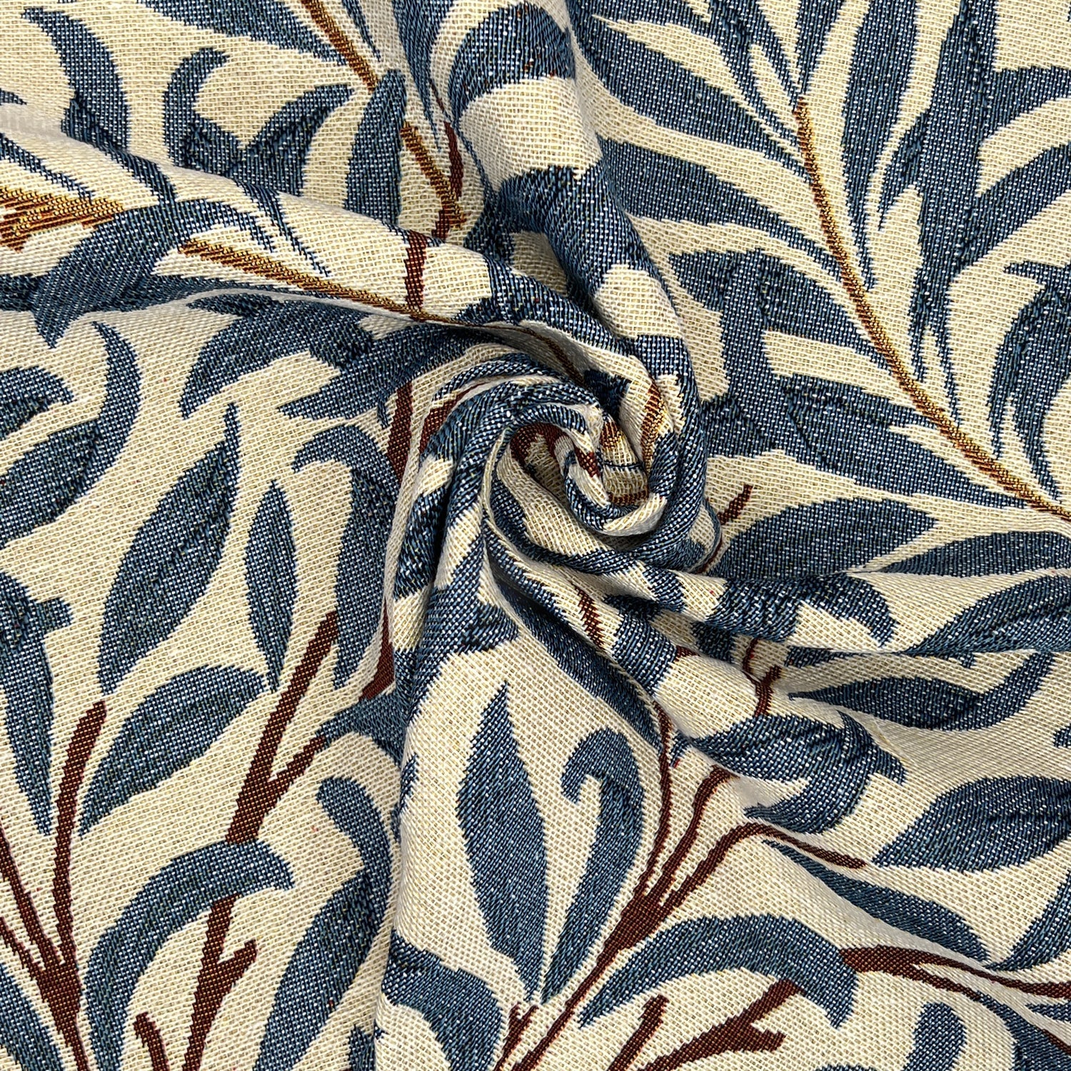 William Morris Tapestry Fabric | Luxury Cotton Rich Side-Matching Tapestry 55" (140cm) Wide – Sold by the Meter