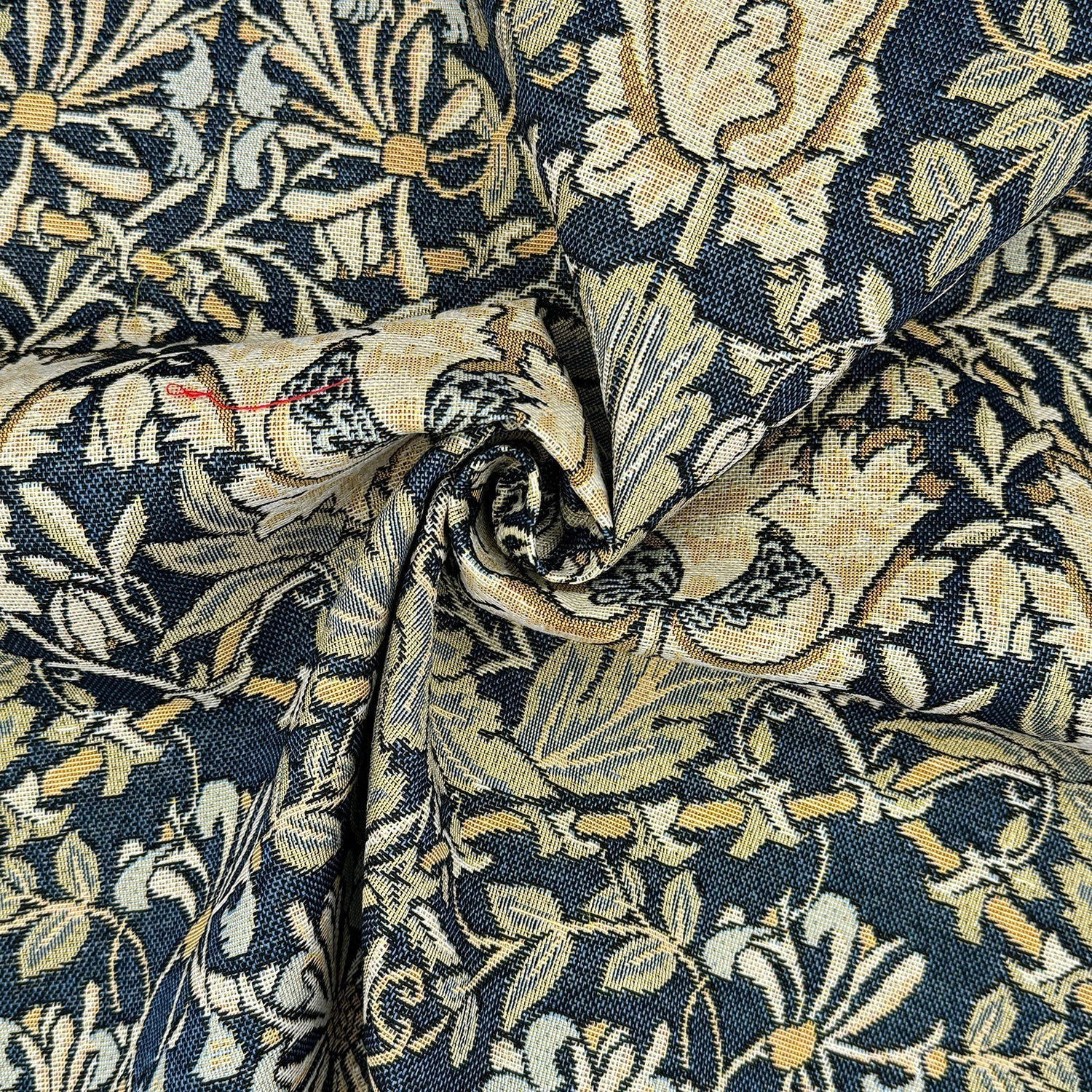 William Morris Tapestry Fabric | Luxury Cotton Rich Side-Matching Tapestry 55" (140cm) Wide – Sold by the Meter