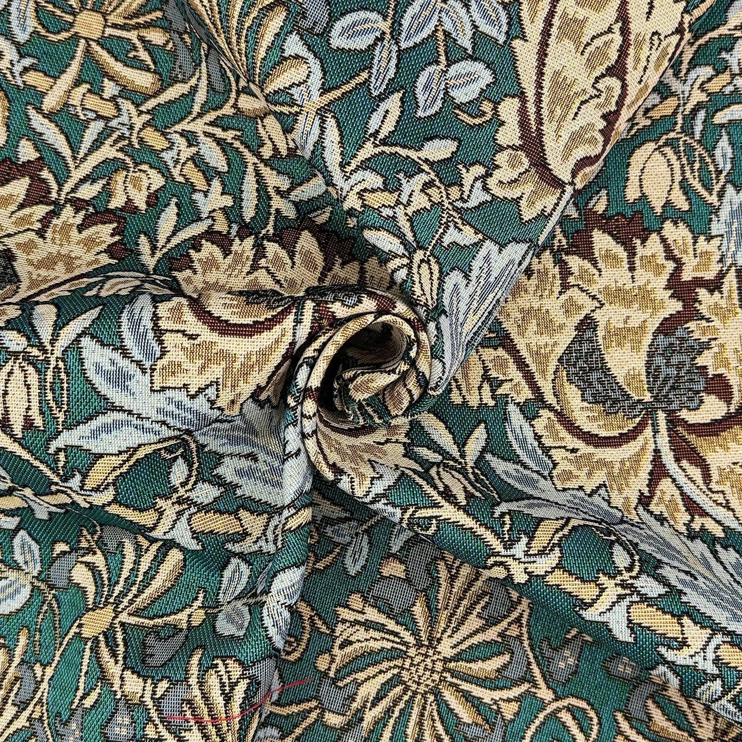 William Morris Tapestry Fabric â€“ Luxury Cotton Rich Side-Matching 55" (140cm) Wide â€“ 15M Roll