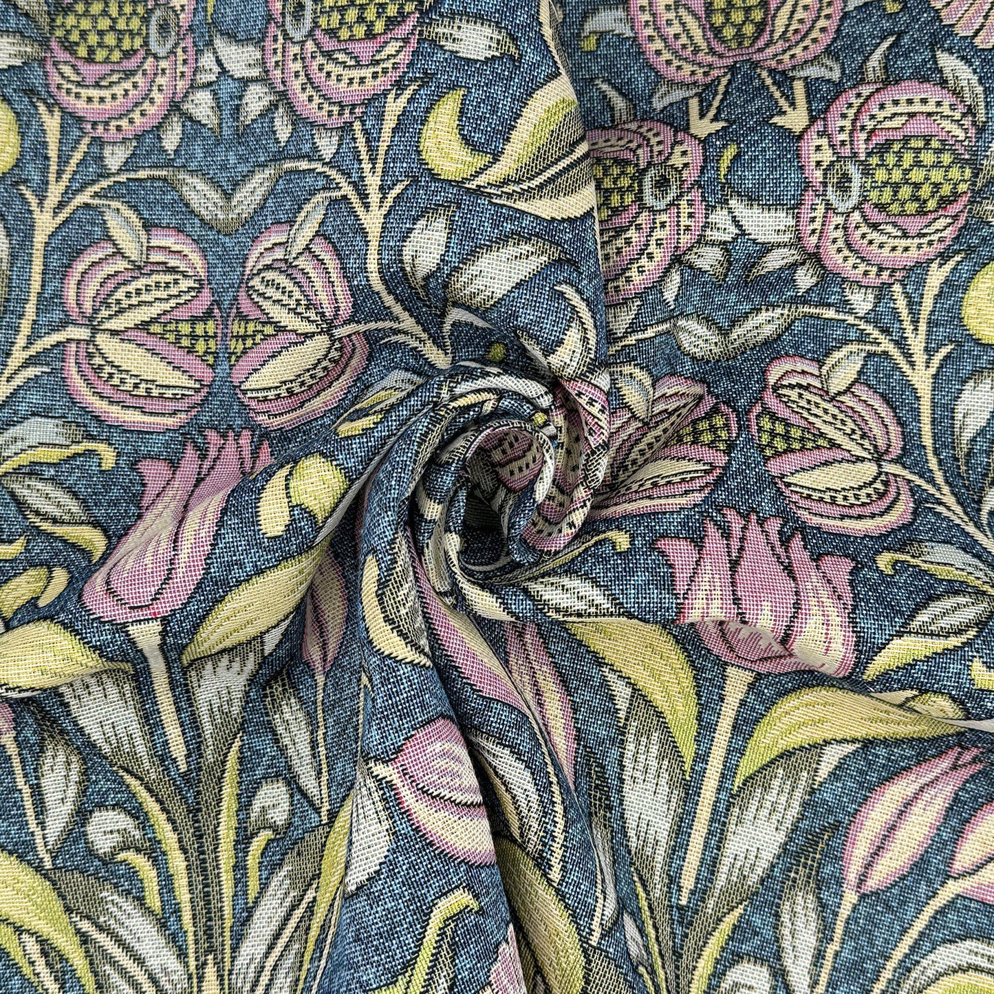 William Morris Tapestry Fabric | Luxury Cotton Rich Side-Matching Tapestry 55" (140cm) Wide – Sold by the Meter