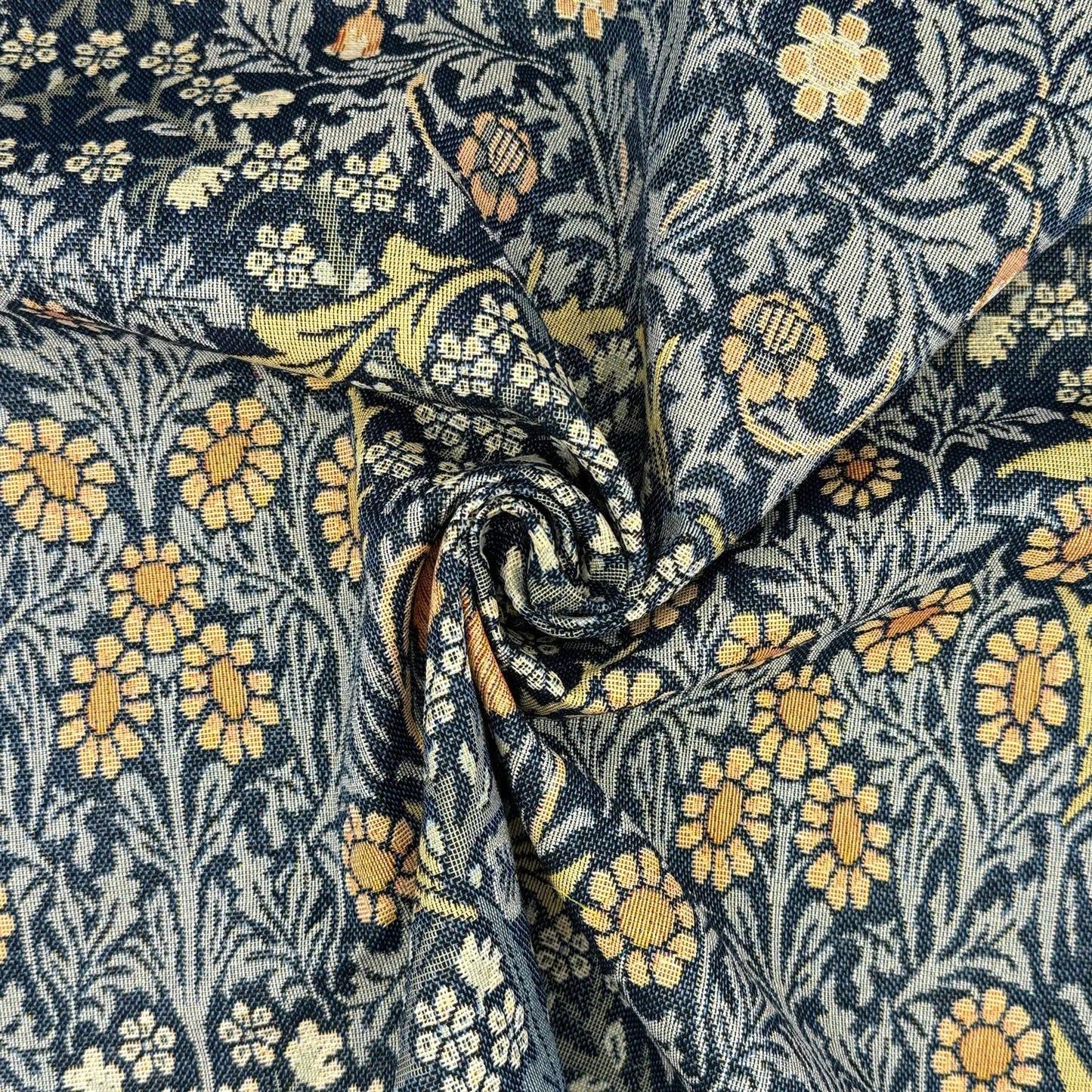 William Morris Tapestry Fabric â€“ Luxury Cotton Rich Side-Matching 55" (140cm) Wide â€“ 15M Roll