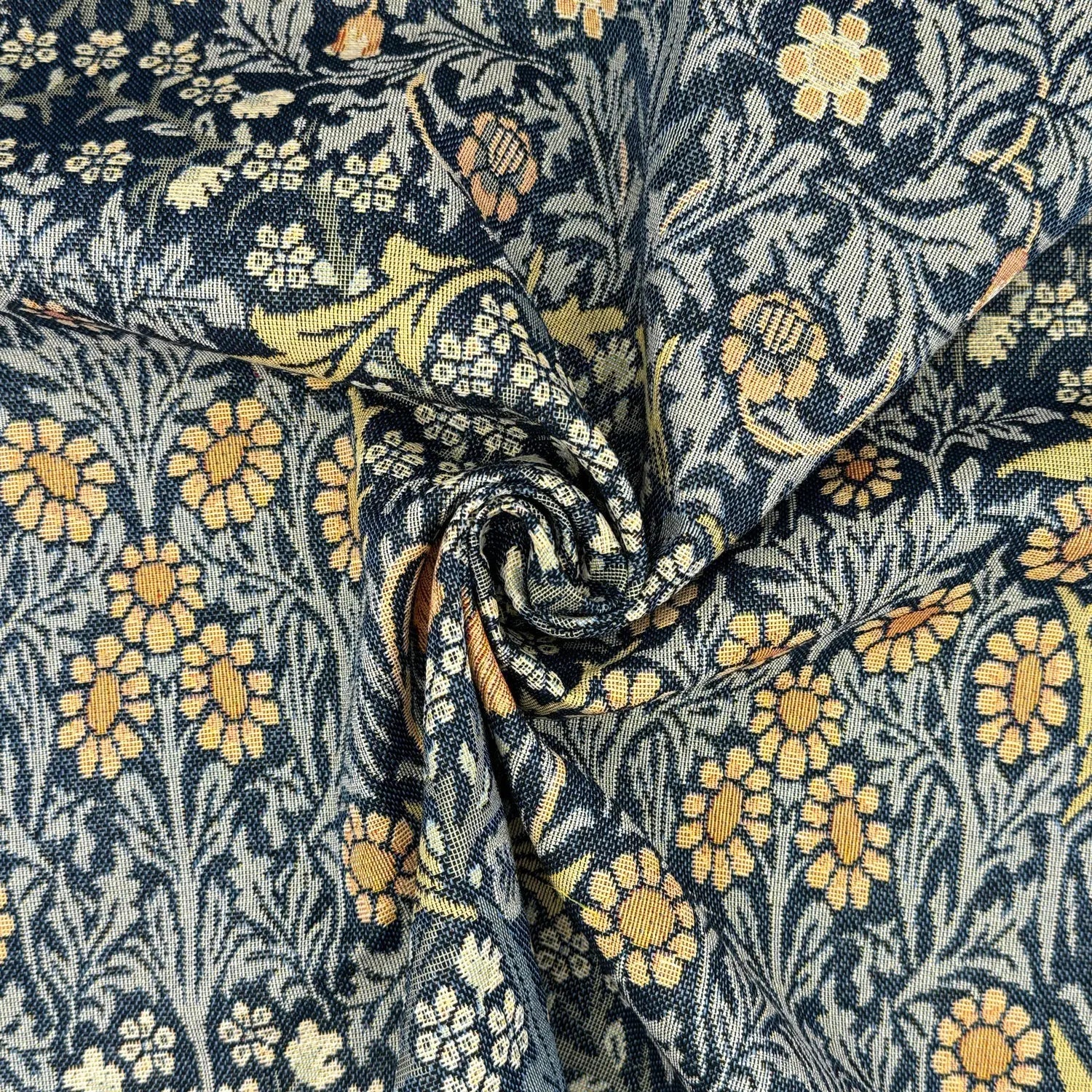 William Morris Tapestry Fabric â€“ Luxury Cotton Rich Side-Matching 55" (140cm) Wide â€“ 15M Roll
