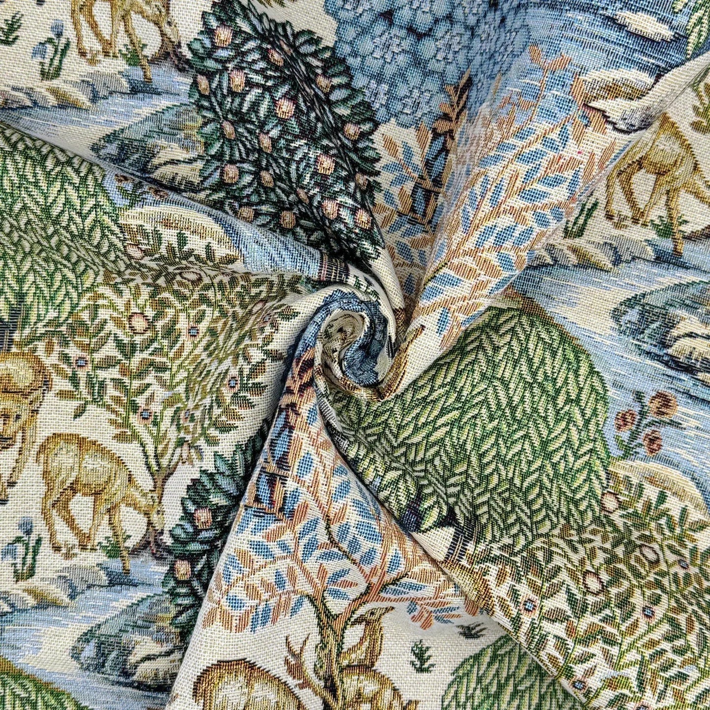 William Morris Tapestry Fabric â€“ Luxury Cotton Rich Side-Matching 55" (140cm) Wide â€“ 15M Roll