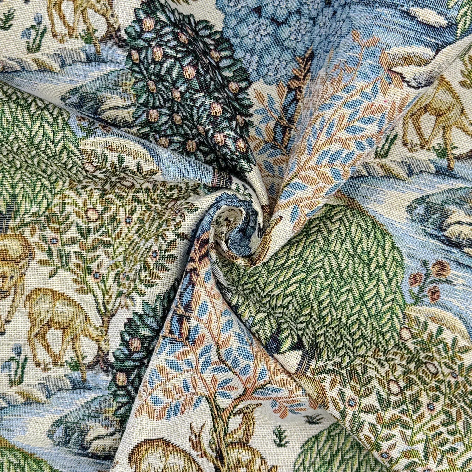 William Morris Tapestry Fabric â€“ Luxury Cotton Rich Side-Matching 55" (140cm) Wide â€“ 15M Roll