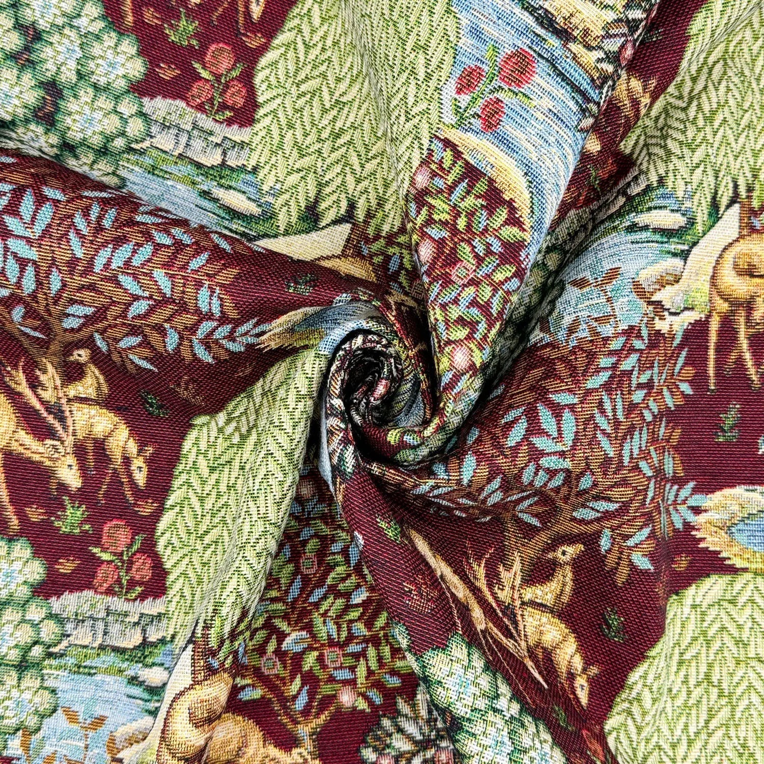 William Morris Tapestry Fabric â€“ Luxury Cotton Rich Side-Matching 55" (140cm) Wide â€“ 15M Roll