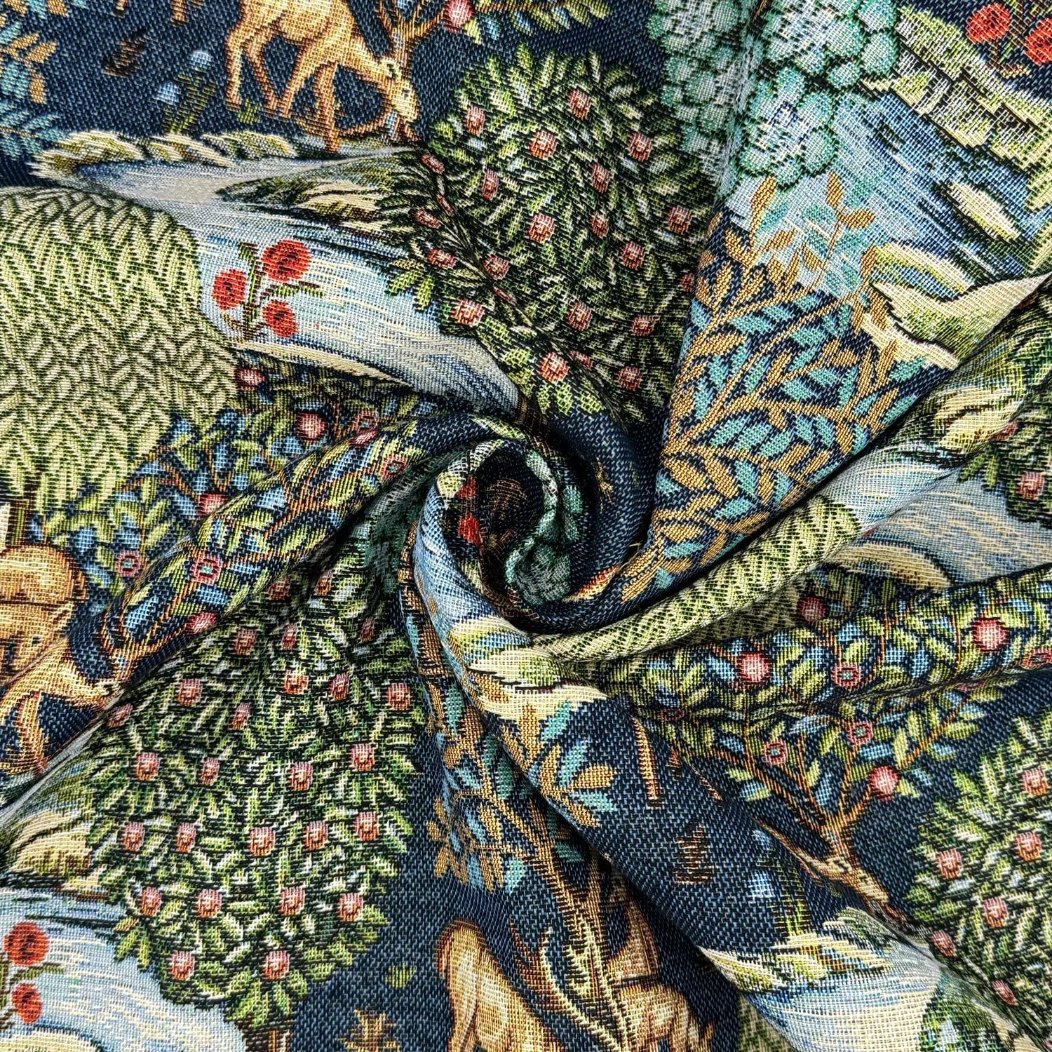 William Morris Tapestry Fabric â€“ Luxury Cotton Rich Side-Matching 55" (140cm) Wide â€“ 15M Roll