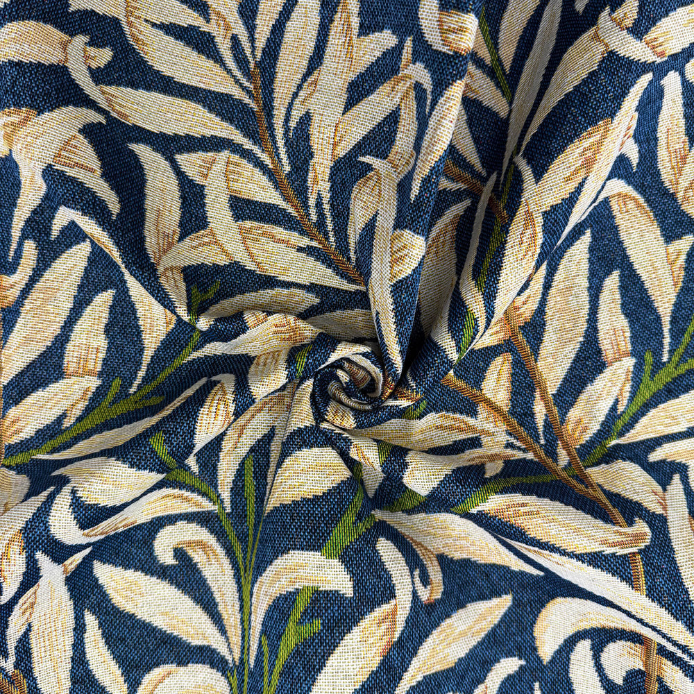William Morris Tapestry Fabric | Luxury Cotton Rich Side-Matching Tapestry 55" (140cm) Wide – Sold by the Meter