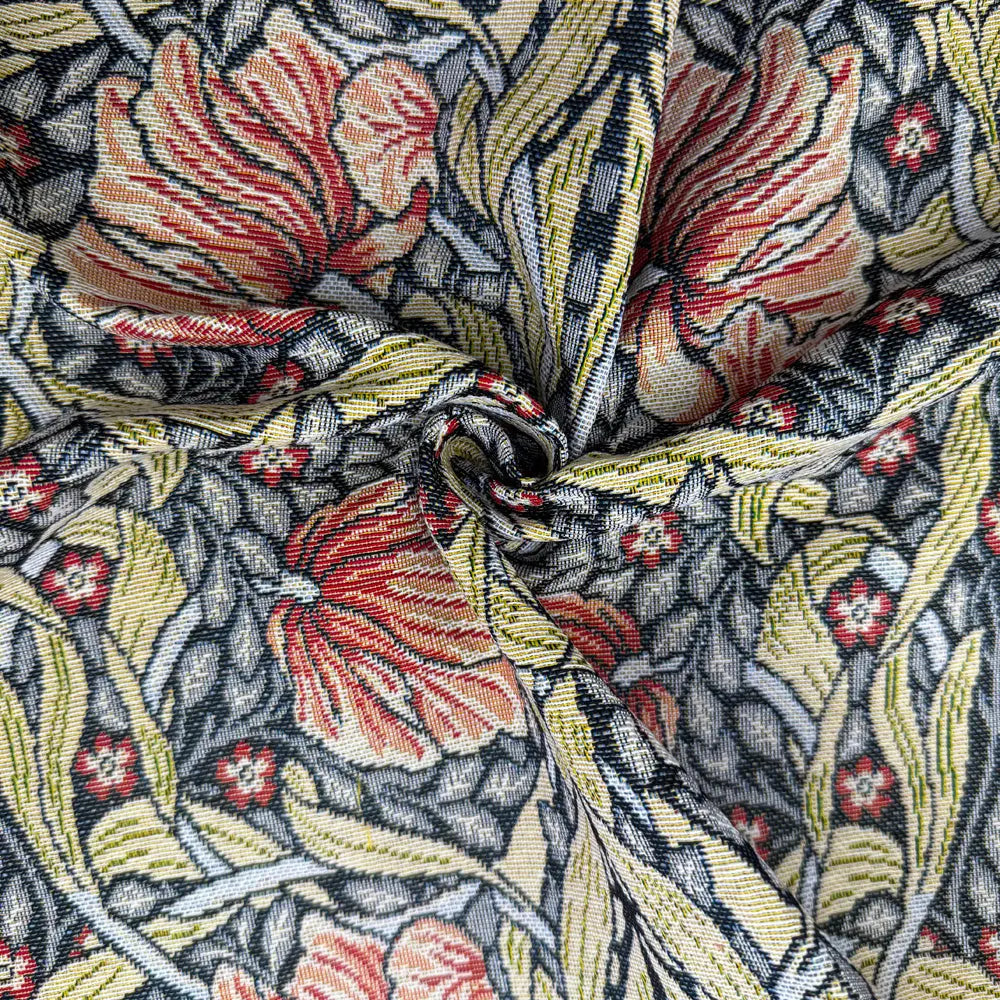 William Morris Tapestry Fabric â€“ Luxury Cotton Rich Side-Matching 55" (140cm) Wide â€“ 15M Roll