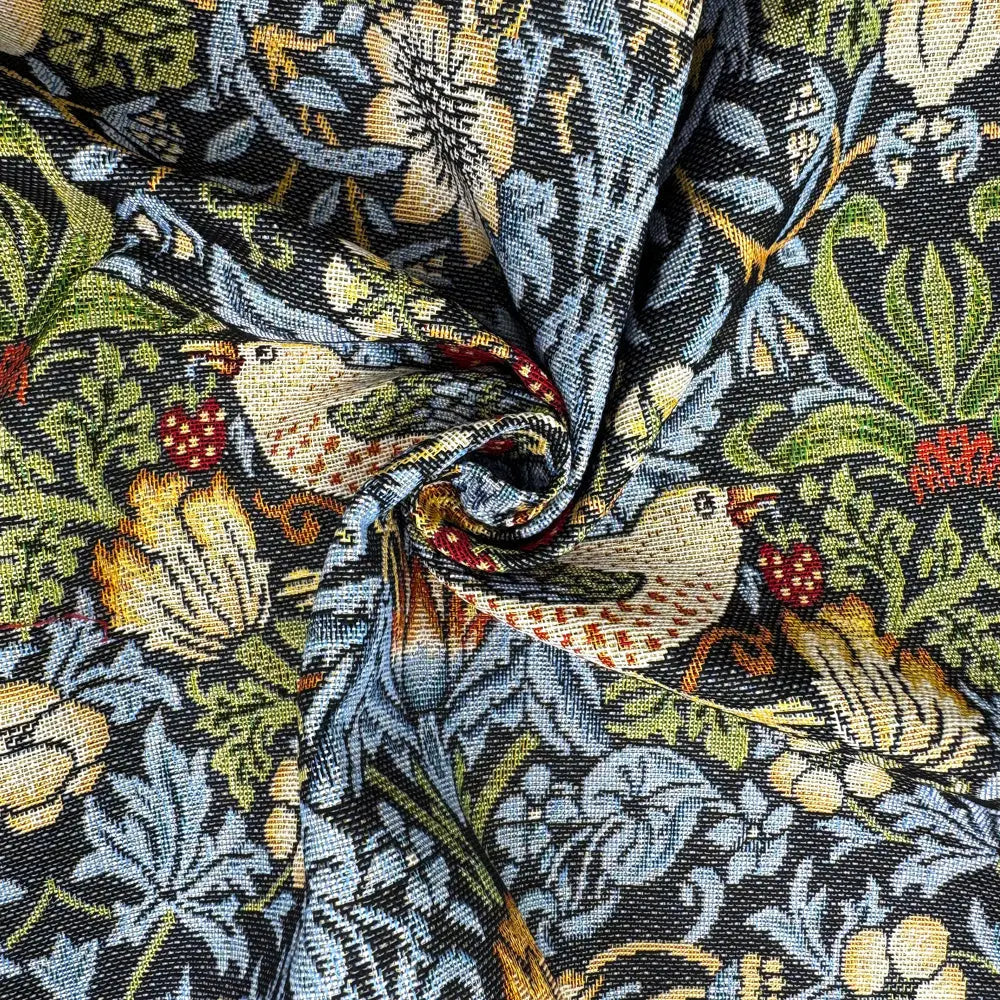 William Morris Tapestry Fabric â€“ Luxury Cotton Rich Side-Matching 55" (140cm) Wide â€“ 15M Roll