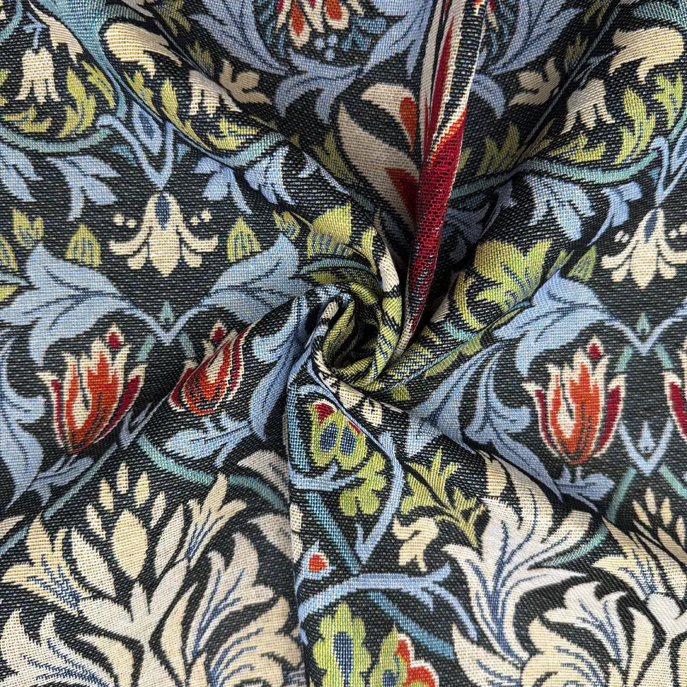 William Morris Tapestry Fabric â€“ Luxury Cotton Rich Side-Matching 55" (140cm) Wide â€“ 15M Roll
