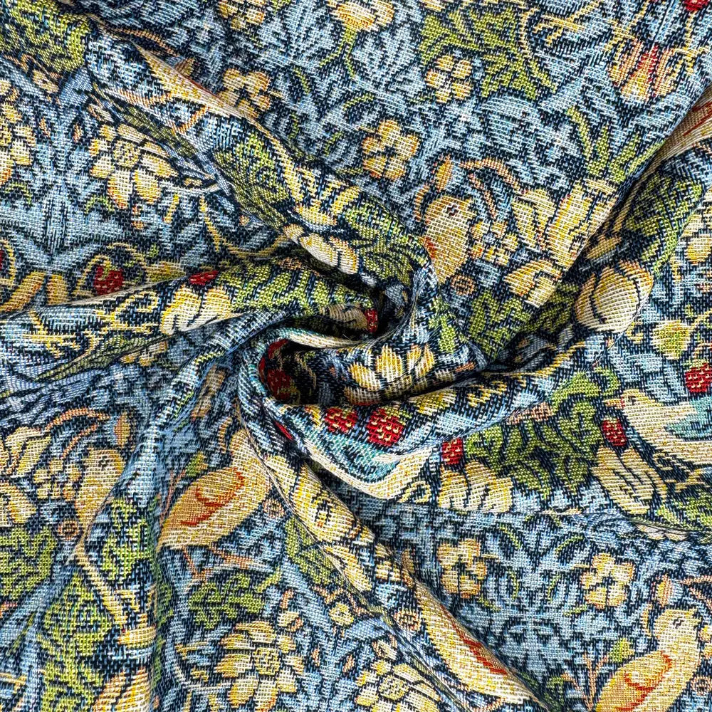 William Morris Tapestry Fabric â€“ Luxury Cotton Rich Side-Matching 55" (140cm) Wide â€“ 15M Roll