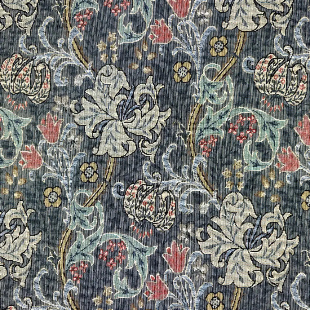 William Morris Tapestry Fabric â€“ Luxury Cotton Rich Side-Matching 55" (140cm) Wide â€“ 15M Roll