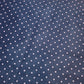 Navy Lilac Pin Spot 100% Cotton Cord Woven Velvet Corduroy Fabric Upholstery Dress Material 58"