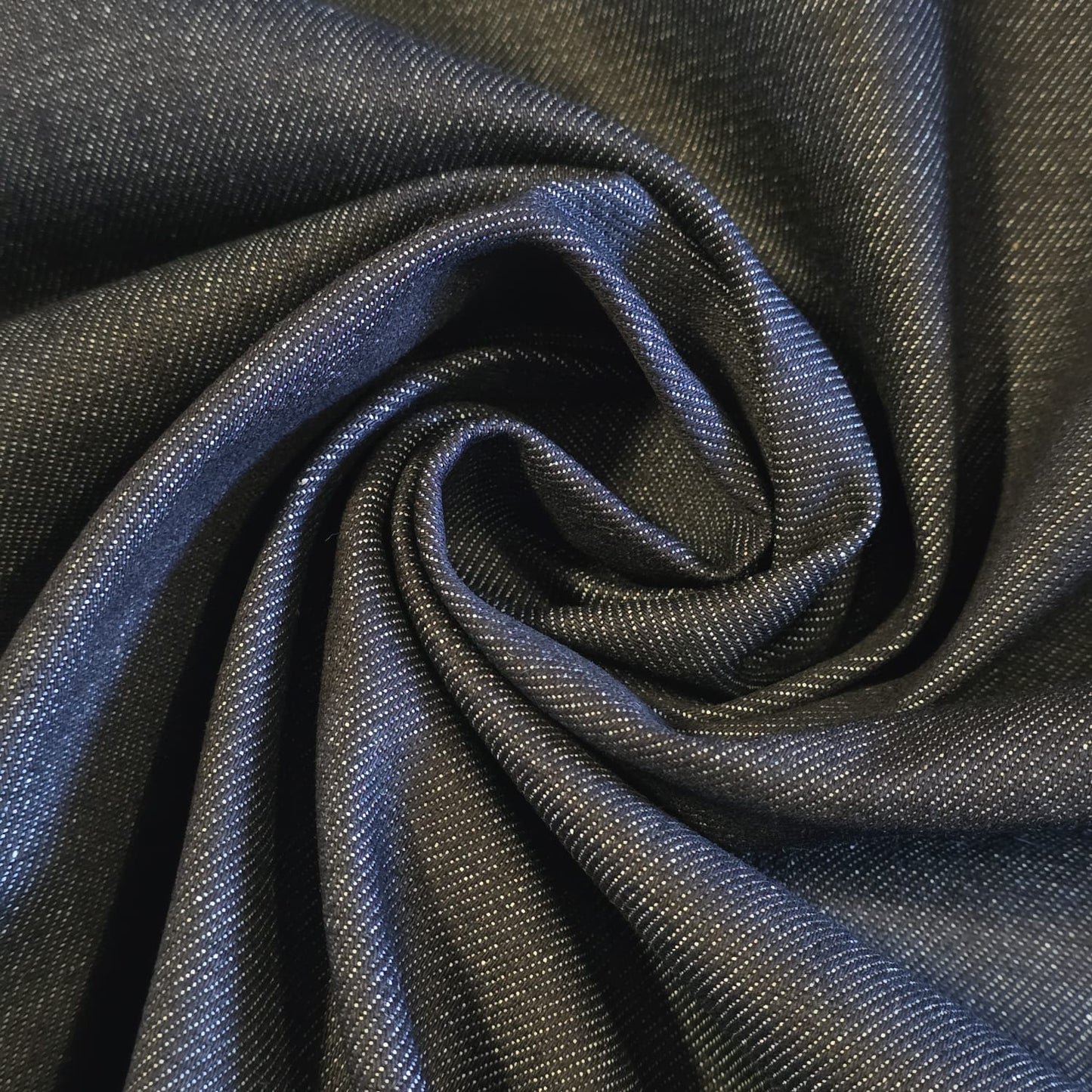 Navy Raw Denim Fabric 12oz Heavy Weight – Extra Wide 180cm | Premium Quality Material for Dressmaking, Crafts & Costumes