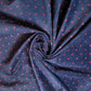 Navy Red Pin Spot 100% Cotton Cord Woven Velvet Corduroy Fabric Upholstery Dress Material 58"