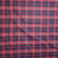 Navy Red  100% Cotton Tartan Check Plaid / Stripe Dress Fabric Craft Quilting Material 58" By The Meter