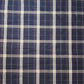 Navy Sage 100% Cotton Tartan Check Plaid / Stripe Dress Fabric Craft Quilting Material 58" By The Meter