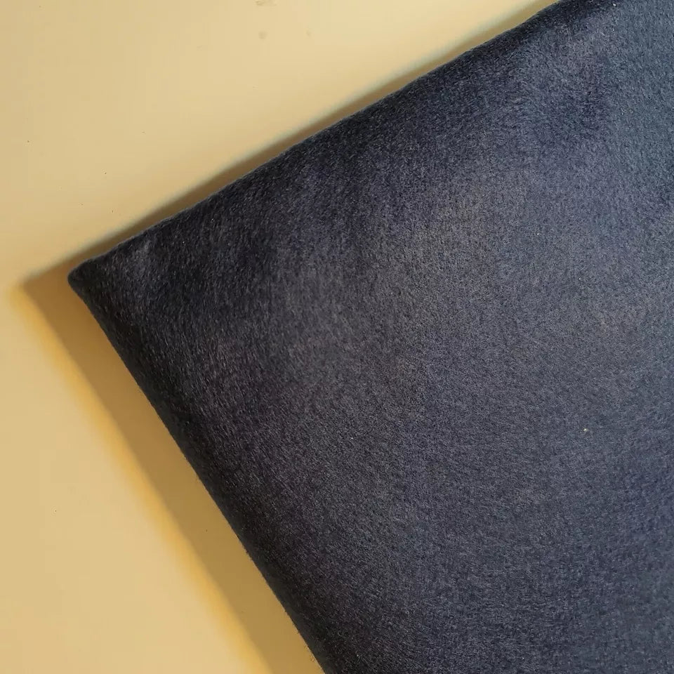 Navy Blue Felt Fabric Acrylic Art Craft Sewing Festive Decor Material 150cm Wide By Meter