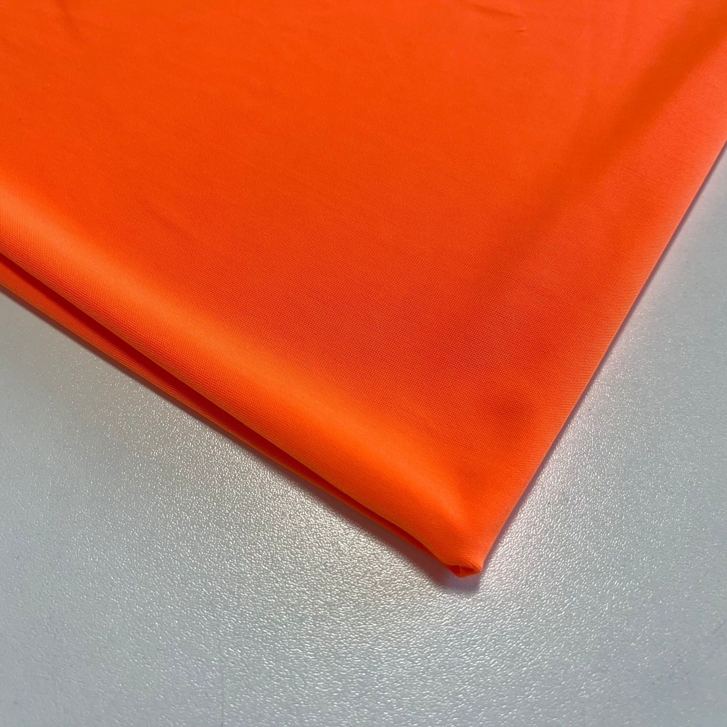 Neon Orange ITY Lycra Elastane 4 Way Stretch Spandex Jersey Dress Craft Fabric 58" By The Meter