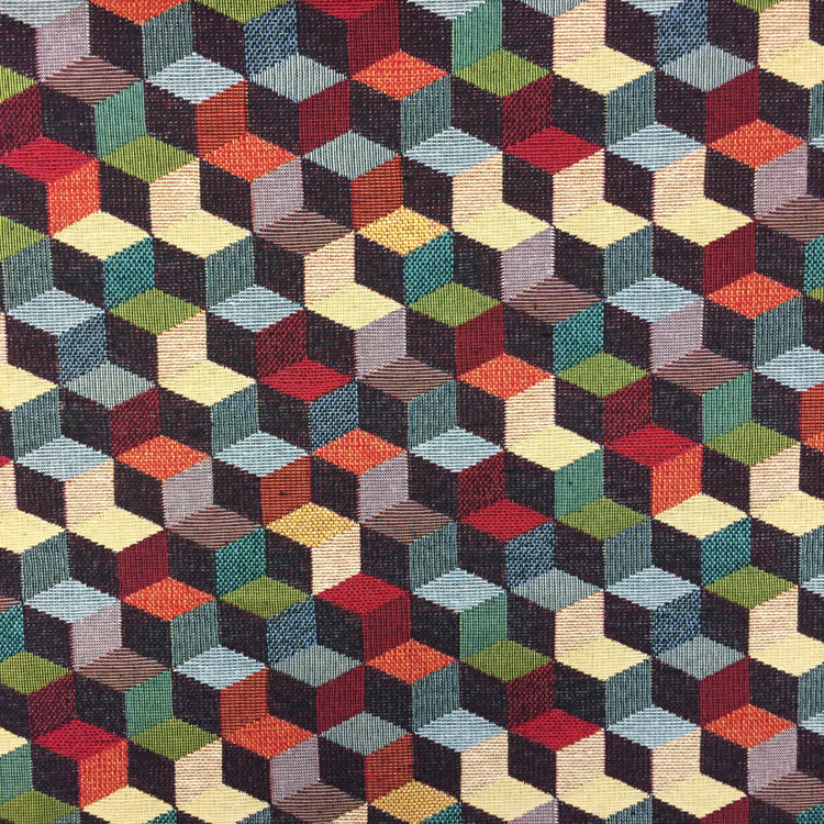 Luxury Weight Cotton Rich Tapestry Fabric | New World Full Colour 55" (140cm) Wide – Sold by the Meter