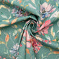 Recycled Cotton Organic Linen Printed Fabric | Sustainable 55" (140cm) Wide 243gsm Dressmaking & Home Décor Material – Sold by the Meter