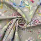 Recycled Cotton Organic Linen Printed Fabric | Sustainable 55" (140cm) Wide 243gsm Dressmaking & Home DÃ©cor Material â€“ Sold by the Meter