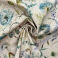 Recycled Cotton Organic Linen Printed Fabric | Sustainable 55" (140cm) Wide 243gsm Dressmaking & Home DÃ©cor Material â€“ Sold by the Meter