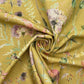 Recycled Cotton Organic Linen Printed Fabric | Sustainable 55" (140cm) Wide 243gsm Dressmaking & Home DÃ©cor Material â€“ Sold by the Meter
