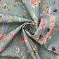 Recycled Cotton Organic Linen Printed Fabric | Sustainable 55" (140cm) Wide 243gsm Dressmaking & Home DÃ©cor Material â€“ Sold by the Meter