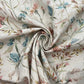 Recycled Cotton Organic Linen Printed Fabric | Sustainable 55" (140cm) Wide 243gsm Dressmaking & Home DÃ©cor Material â€“ Sold by the Meter