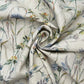 Recycled Cotton Organic Linen Printed Fabric | Sustainable 55" (140cm) Wide 243gsm Dressmaking & Home Décor Material – Sold by the Meter
