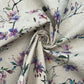 Recycled Cotton Organic Linen Printed Fabric | Sustainable 55" (140cm) Wide 243gsm Dressmaking & Home DÃ©cor Material â€“ Sold by the Meter