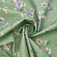 Recycled Cotton Organic Linen Printed Fabric | Sustainable 55" (140cm) Wide 243gsm Dressmaking & Home Décor Material – Sold by the Meter