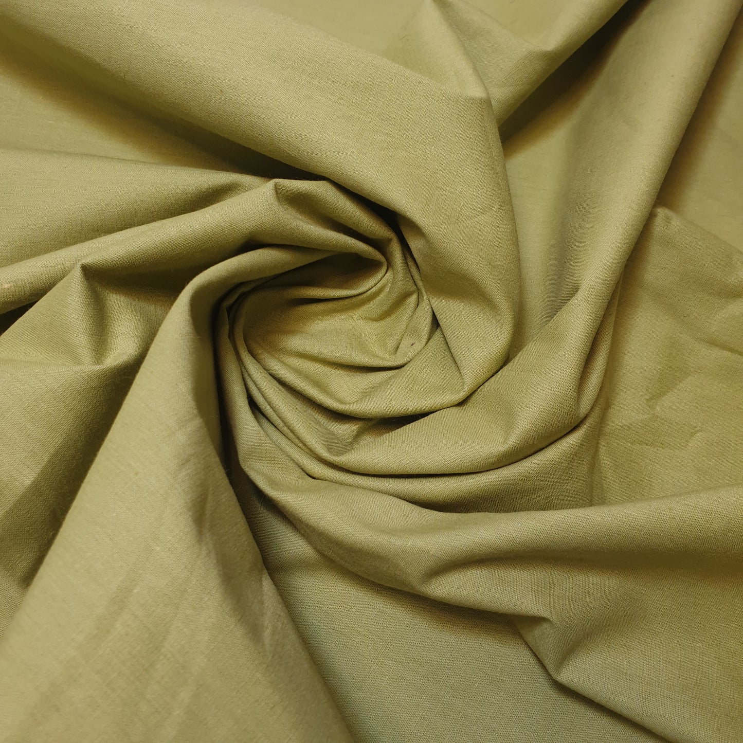 Olive Green Clearance 100% Cotton Fabric Plain Solid Quilting Craft Dress Material 44" By The Meter