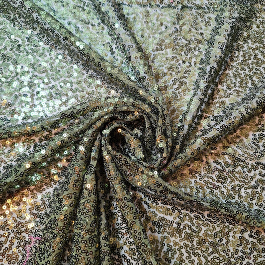 Paillettenstoff, glitzernd, glänzend, glitzernd, für Kleider, Bastelarbeiten, Tischdecken, 127 cm (Babyrosa)