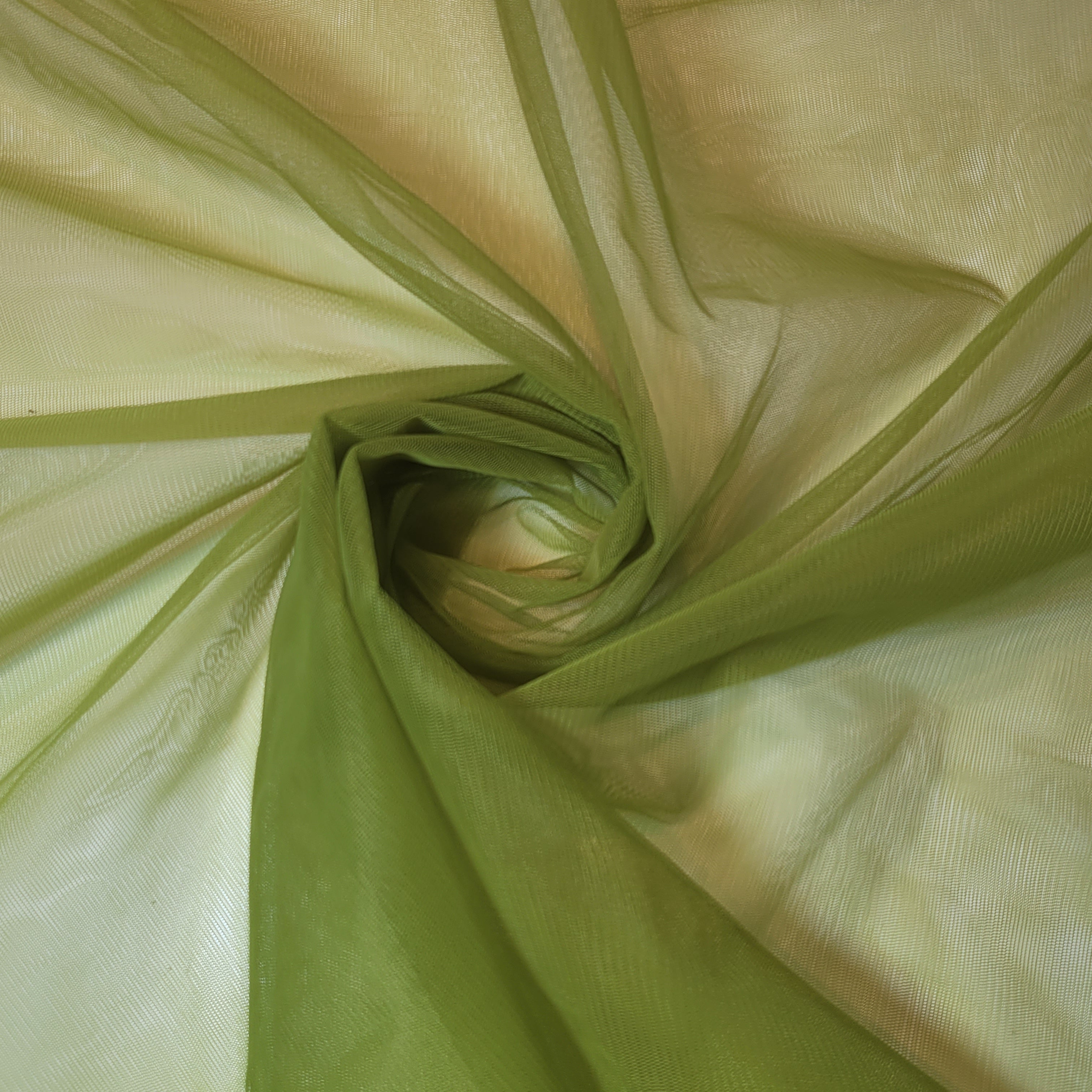 Olive Green Premium Soft Plain Sheer Tulle Net Fabric Tutu Fairy Veil ...