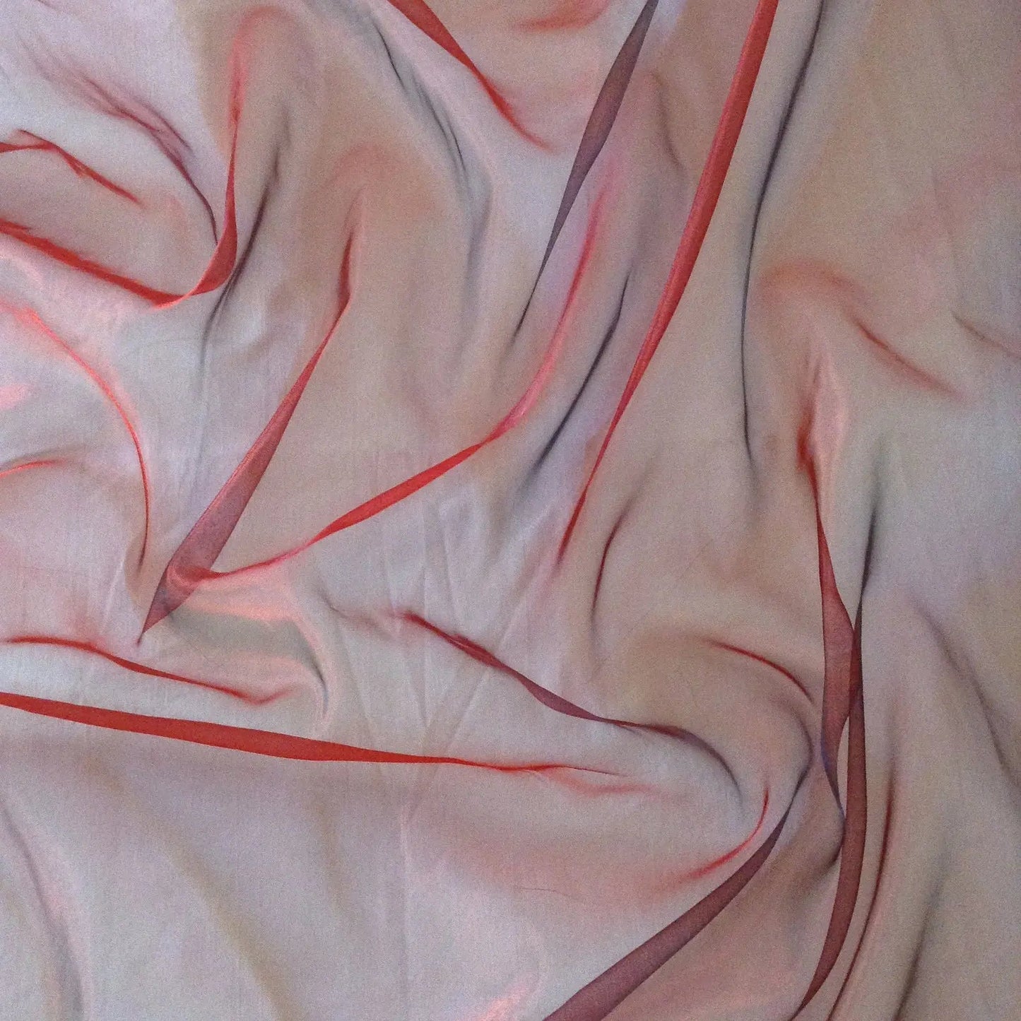 Two Tone Organza Fabric | Sheer Two-Colour Organza 59" (150cm) Wide â€“ Sold by the Meter