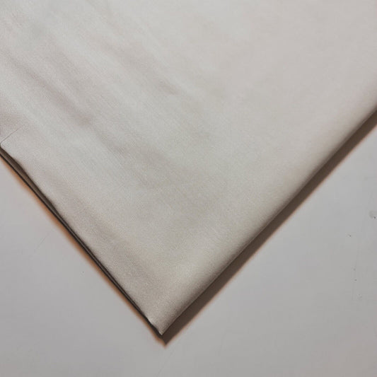 Cream Polyester Cotton Sateen Material Curtain Lining Dress Craft Quilting Fabric 44" By The Meter