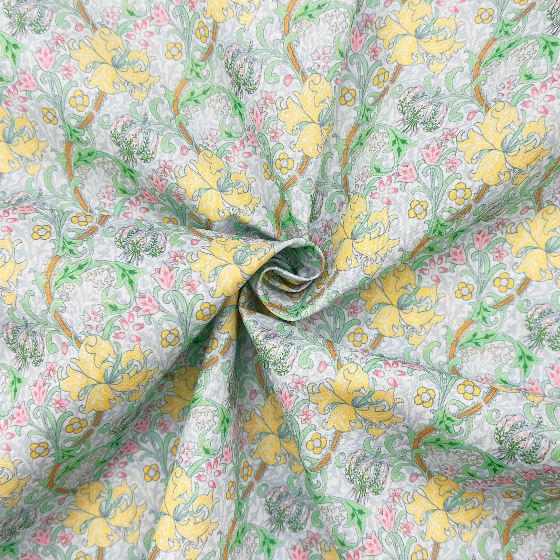 Polycotton Digital Print Fabric | 80% Polyester 20% Cotton 45" (115cm) Wide Lightweight Printed Fabric â€“ Sold by the Meter