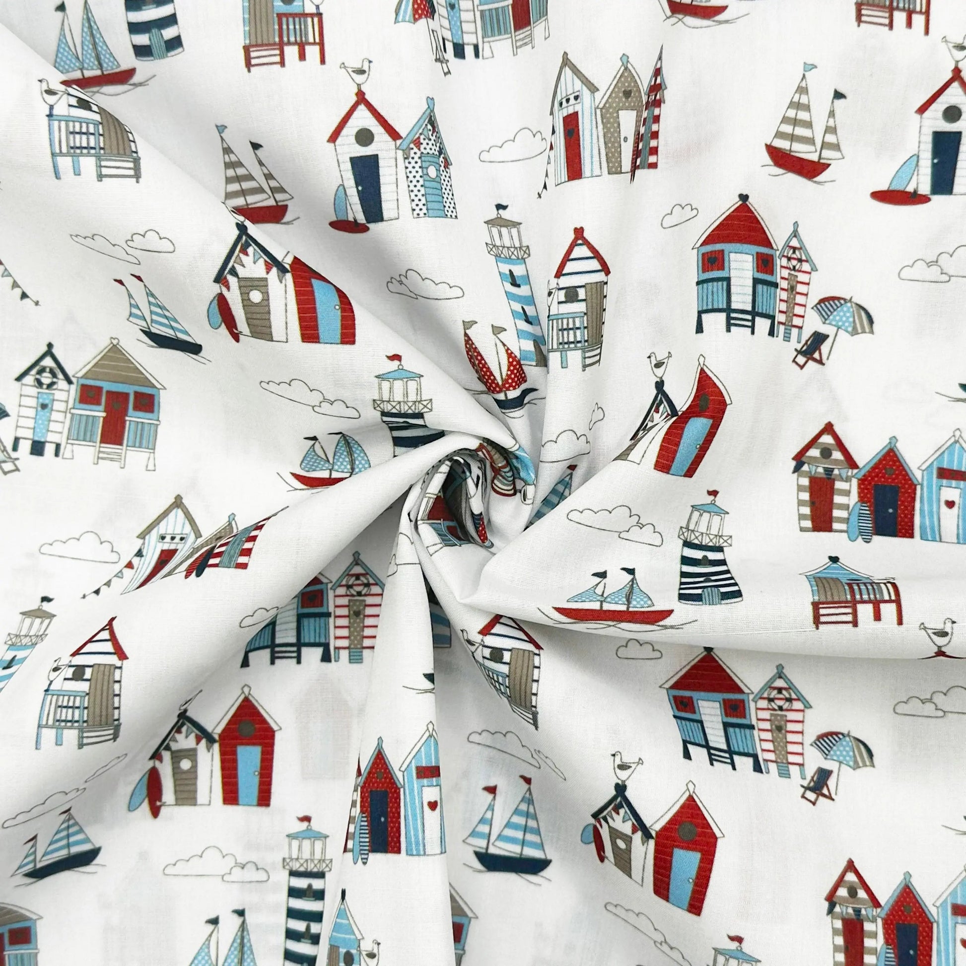 Polycotton Digital Print Fabric | 80% Polyester 20% Cotton 45" (115cm) Wide Lightweight Printed Fabric â€“ Sold by the Meter