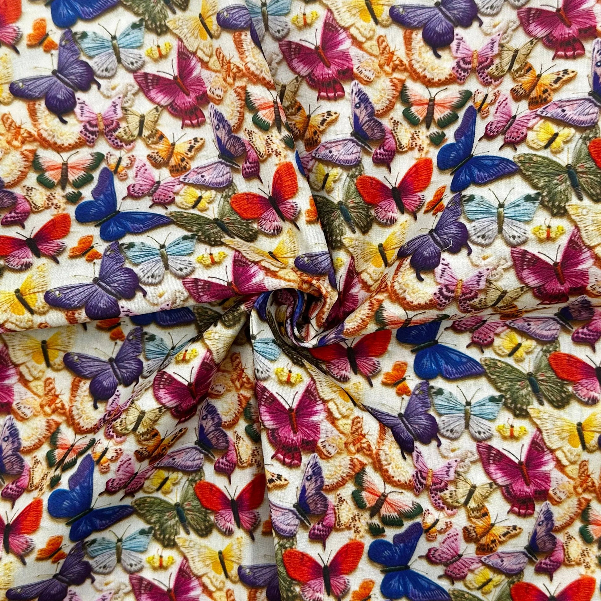 Polycotton Digital Print Fabric | 80% Polyester 20% Cotton 45" (115cm) Wide Lightweight Printed Fabric â€“ Sold by the Meter