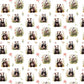 Polycotton Digital Print Fabric | 80% Polyester 20% Cotton 45" (115cm) Wide Lightweight Printed Fabric â€“ Sold by the Meter