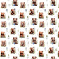 Polycotton Digital Print Fabric | 80% Polyester 20% Cotton 45" (115cm) Wide Lightweight Printed Fabric – Sold by the Meter
