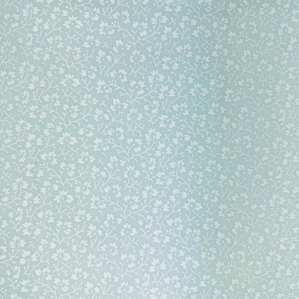 Ditsy Floral Paste Printed Polycotton Fabric | 44" (112cm) Wide Dressmaking & Craft Material – Sold by the Metre