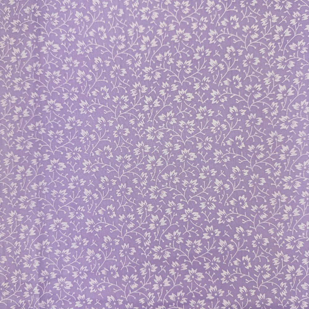 Ditsy Floral Paste Printed Polycotton Fabric | 44" (112cm) Wide Dressmaking & Craft Material – Sold by the Metre